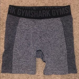 Womens Gymshark grey flex shorts.